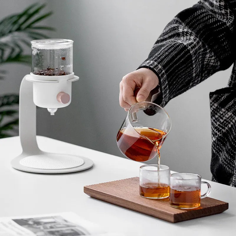 Pour Over Coffee Maker – Glass Dripper with Filter – Manual Brewing | PurelyTea
