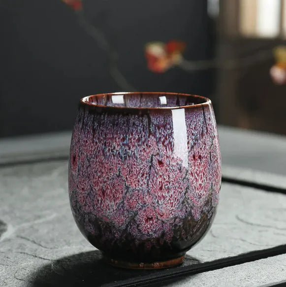 Handmade Ceramic Tea Cup – Artisan Glazed – Heat Resistant – 250ml | PurelyTea - PurelyTea