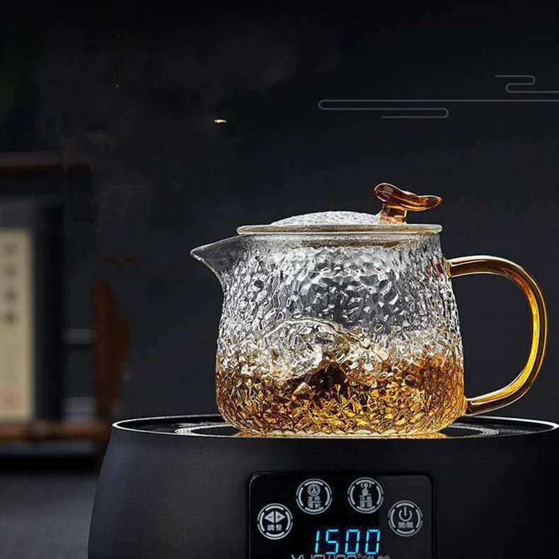 Elegant Glass & Ceramic Tea Maker - PurelyTea