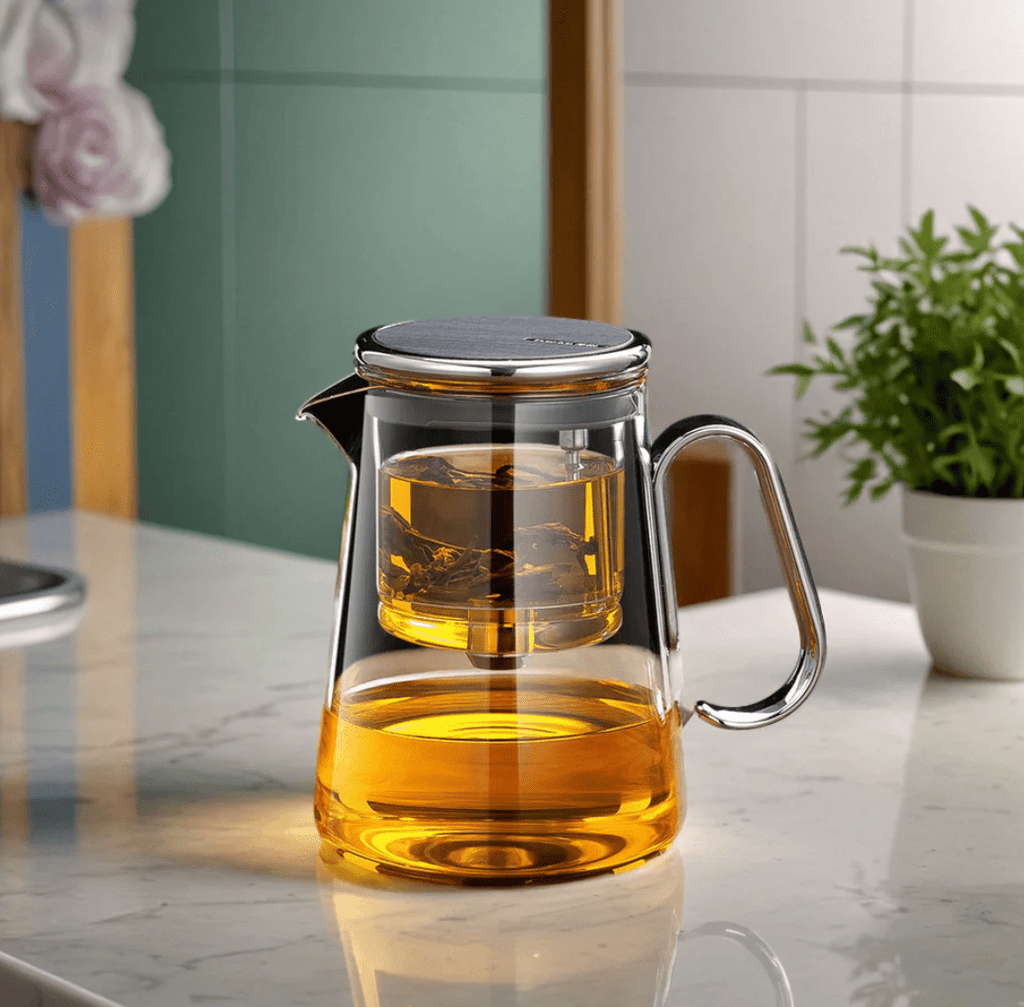 Glass Tea Maker with Infuser – Precision Brewing – Loose Leaf Tea | PurelyTea - PurelyTea
