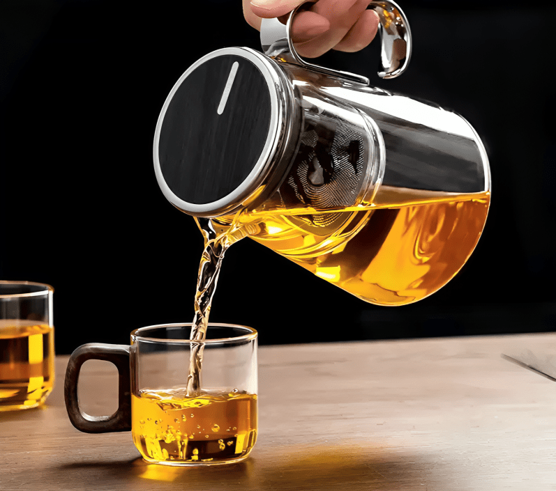 Glass Tea Maker with Infuser – Precision Brewing – Loose Leaf Tea | PurelyTea - PurelyTea