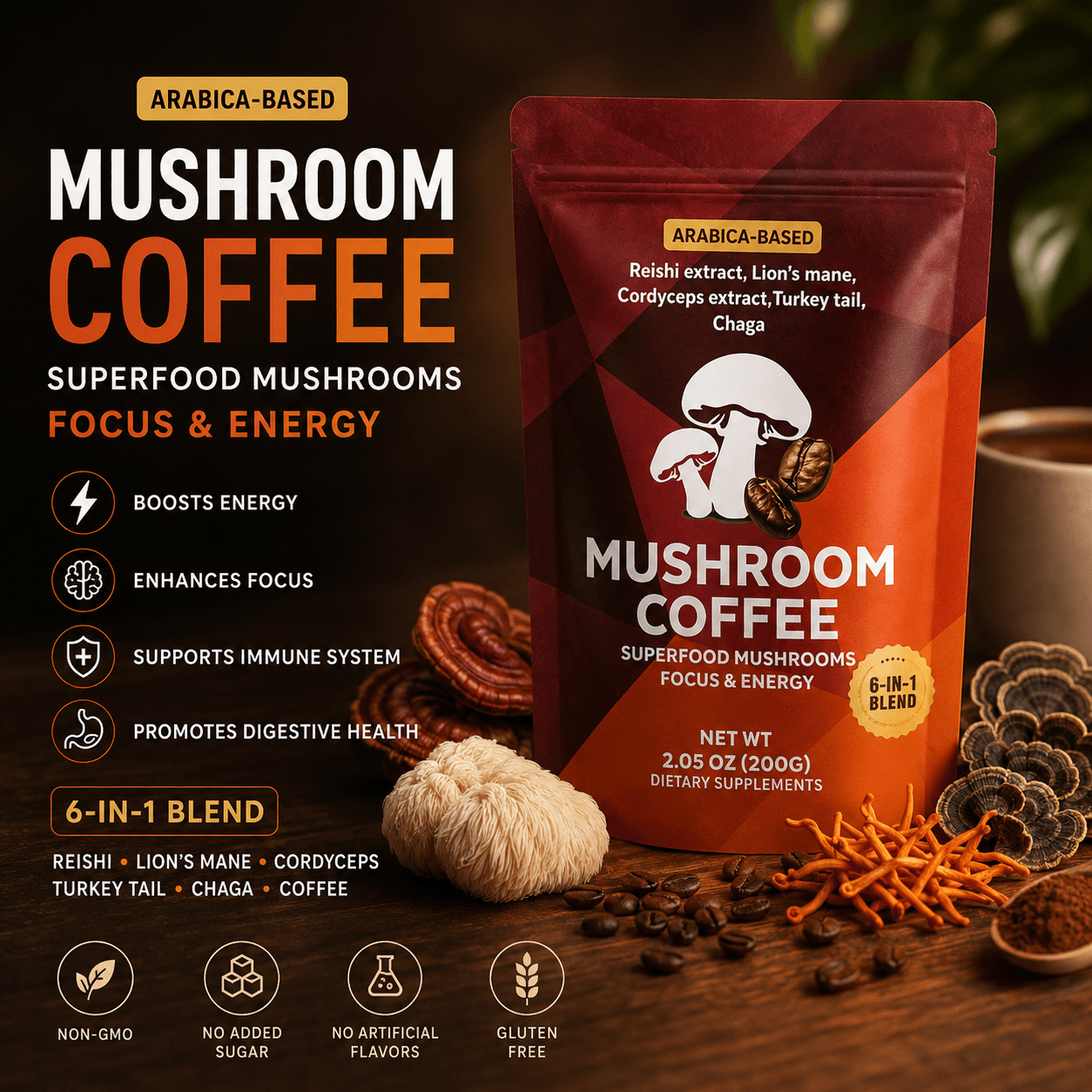 LUMA - Adaptogenic Coffee Blend | Purelytea - PurelyTea