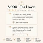 Magnetic Glass Teapot with Infuser – Borosilicate Heat Resistant – 600ml / 800ml | PurelyTea - PurelyTea