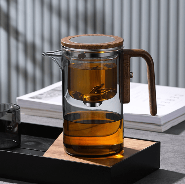 Magnetic Glass Teapot with Infuser – Borosilicate Heat Resistant – 600ml / 800ml | PurelyTea - PurelyTea