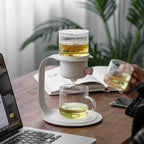 Pour Over Coffee Maker – Glass Dripper with Filter – Manual Brewing | PurelyTea - PurelyTea
