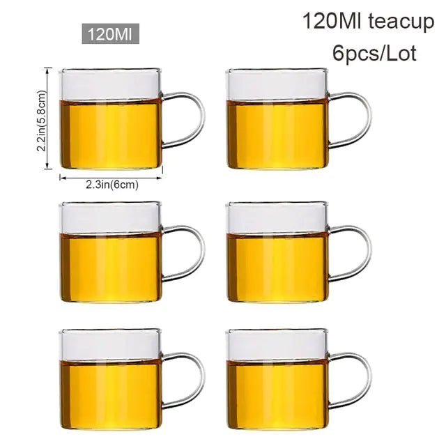 PurelyTea Big Heat Resistant Glass Teapot - PurelyTea