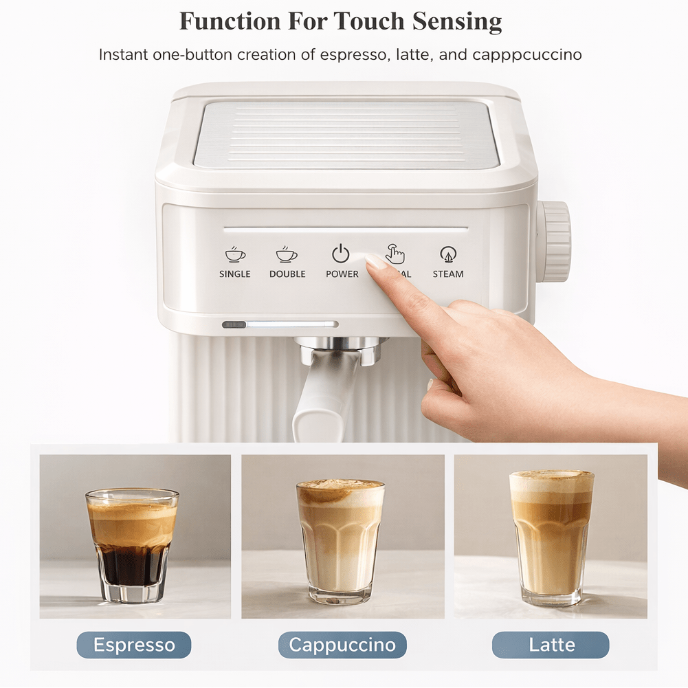 Semi - Automatic Espresso Machine | PurelyTea - PurelyTea