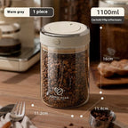 Vacuum - Sealed Coffee Bean Storage Canister - PurelyTea